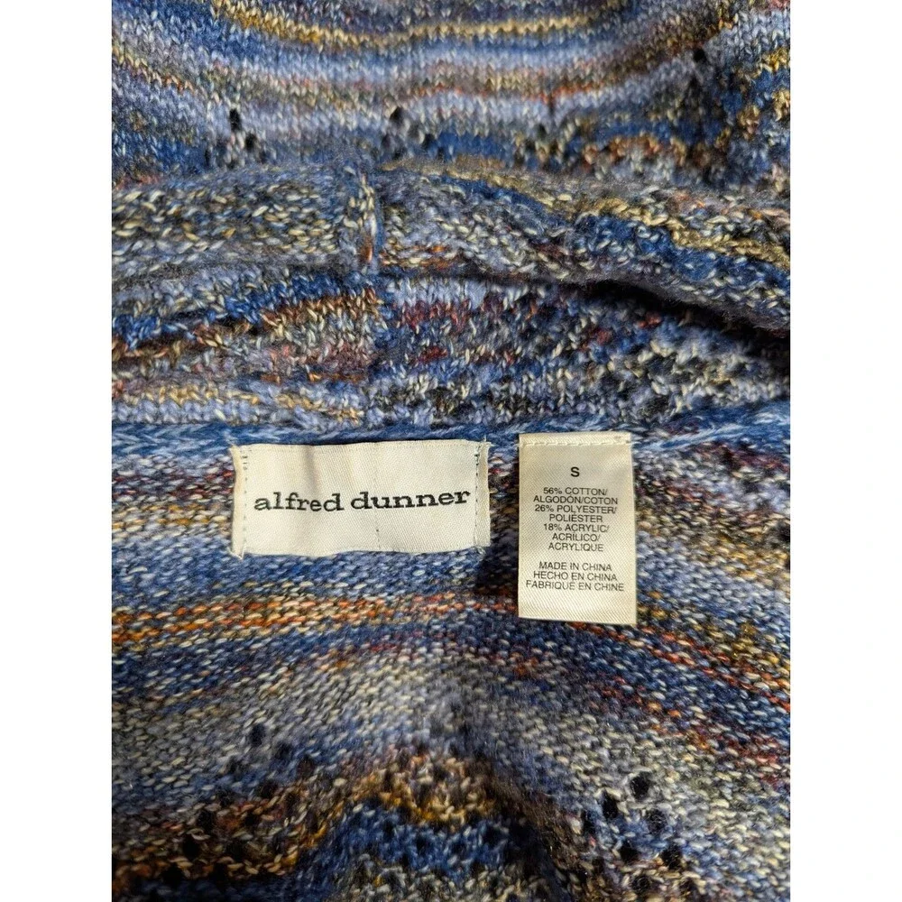 Alfred Dunner Knit‎ Cardigan Women’s Multicolor Sweater Size Small